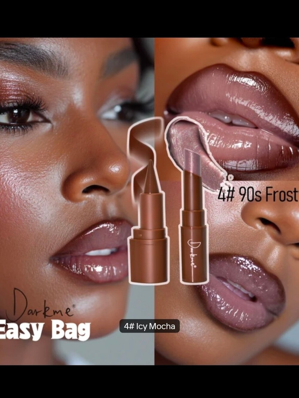 Icy Mocha Lipstick - Creamy Brown Nude Shade